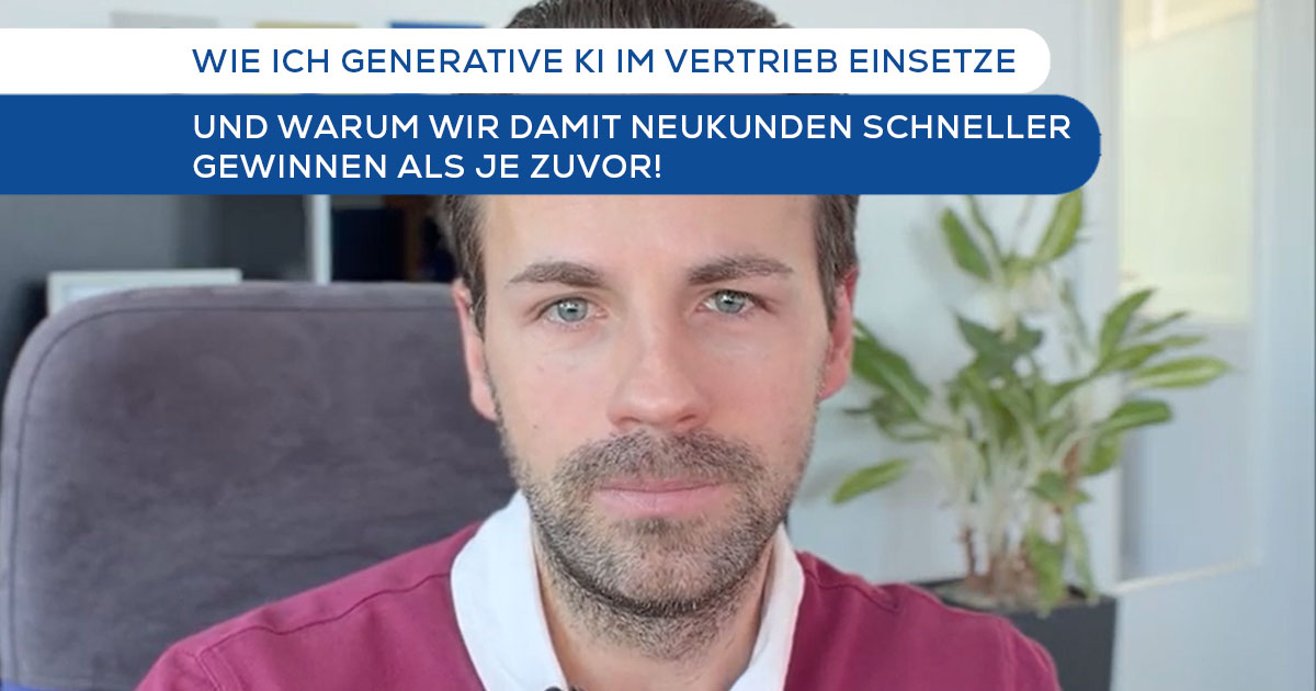 Einsatz generativer KI im Vertrieb