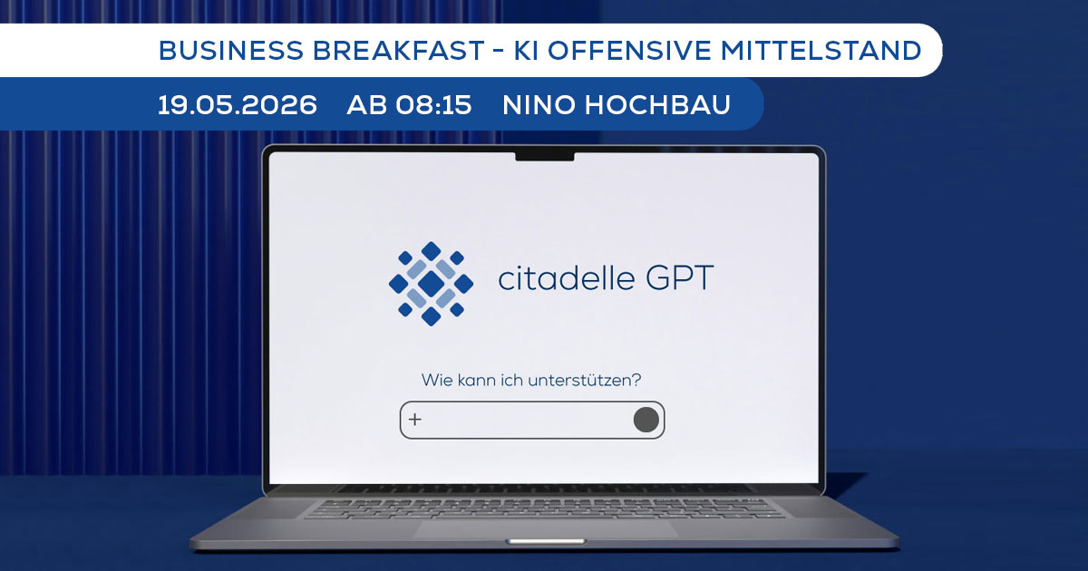 KI Offensive Mittelstand - Business Breakfast zum Thema 'Künstliche Intelligenz'
